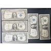 Image 1 : 5 "STAR NOTE" $1 SILVER CERTS