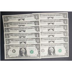 1969 DISTRICT SET (12) NOTES CU "STAR NOTES"