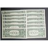 Image 2 : 1969 DISTRICT SET (12) NOTES CU "STAR NOTES"