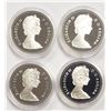 Image 2 : 4-1984 CANADA SILVER PROOF DOLLARS