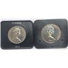Image 2 : 1971 SILVER & 1972 UNC CANADA DOLLARS