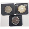 Image 1 : 1973 SILVER, 1972 & 1975 UNC CANADA