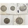 Image 2 : 5-FOREIGN SILVER COINS - INTERESTING LOT