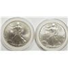 Image 1 : 2-1996 AMERICAN SILVER EAGLES
