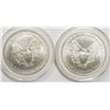 Image 2 : 2-1996 AMERICAN SILVER EAGLES