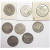 Image 2 : 8-BARBER HALF DOLLARS