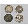 Image 2 : 1852, 1853, 1857, 1872 SEATED HALF DIMES