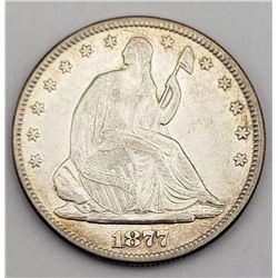 1877 SEATED HALF DOLLAR