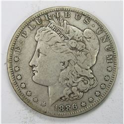 1886-S MORGAN SILVER DOLLAR