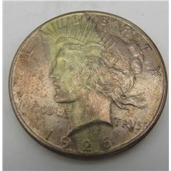 1926 S PEACE DOLLAR AU