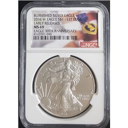 2016-W AMERICAN SILVER EAGLE NGC MS69