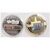 Image 1 : 2-BANKNOTES OF THE USA COMMEM COINS