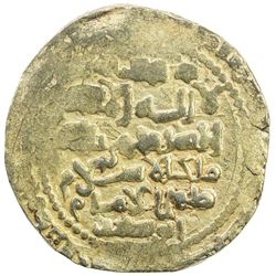 GHAZNAVID: Mas'ud III, 1099-1115, AV dinar (6.64g), Ghazna, AH(4)92. EF