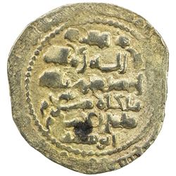 GHAZNAVID: Mas'ud III, 1099-1115, AV dinar (4.58g), Ghazna, AH(4)92. EF