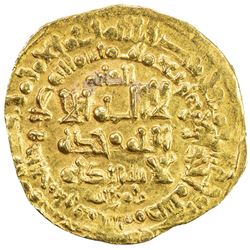 GREAT SELJUQ: Tughril Beg, 1038-1063, AV dinar (2.71g), Nishapur, AH441. VF-EF