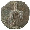 Image 2 : GIRAY KHANS: Genoese Colony, 1347-1566, AE follaro (1.38g), Kaffa. VF-EF