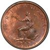 Image 2 : GREAT BRITAIN: George III, 1760-1820, AE halfpenny, 1799. PCGS MS64