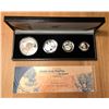 Image 1 : SOUTH AFRICA: AR proof set, 2004, KM-PS212, Natura 4-piece Proof Set-The Leopard, Choice Proof