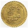 Image 2 : TURKEY: Mahmud II, 1808-1839, AV rubiye (0.80g), Kostantaniye, AH1223 year 11. UNC