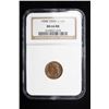 Image 3 : BRITISH INDIA: Edward VII, 1901-1910, AE 1/12 anna, 1908(c). NGC MS64