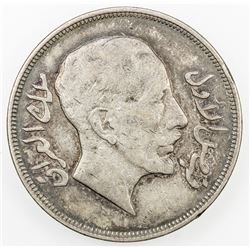 IRAQ: Faisal I, 1921-1933, AR riyal, AH1350/1932. VF