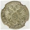 Image 2 : AUSTRIA: Ferdinand I, 1835-1848, AR 3 kreuzer, 1837-A. NGC MS65