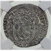 Image 1 : PORTUGAL: Felipe III, 1621-1640, AR 100 reis (tostao), Lisbon, ND. NGC EF