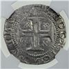 Image 2 : PORTUGAL: Felipe III, 1621-1640, AR 100 reis (tostao), Lisbon, ND. NGC EF