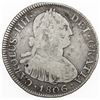 Image 1 : BOLIVIA: Carlos IV, 1788-1808, AR 4 reales, 1806-PTS. F-VF