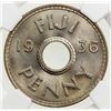 Image 2 : FIJI: Republic, penny, 1936. NGC MS66
