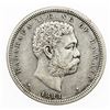 Image 1 : HAWAII: Kalakaua, 1874-1891, AR 1/2 dollar, 1883. VF