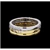 Image 2 : 0.85 ctw Diamond Ring - 14KT Two-Tone Gold