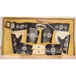 CANADA MADE Trail Ranger Western Outfil old toy MINT leather - vieux jouets FAIT CANADA encore NEUF