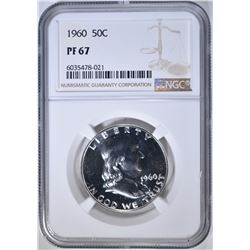 1960 FRANKLIN HALF DOLLAR NGC PF-67