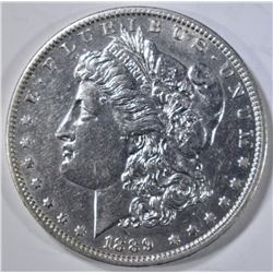 1889-O MORGAN DOLLAR   AU/BU