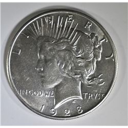 1928 PEACE DOLLAR  BU