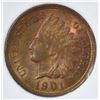 Image 2 : 1901 INDIAN CENT  OBCS SUPERB GEM RB