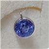 Image 1 : 14K WHITE GOLD TANZANITE NECKLACE