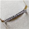 Image 2 : 10K WHITE GOLD CZ RING SIZE 6