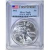 Image 1 : 2012 AMERICAN SILVER EAGLE  PCGS MS-70