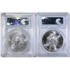 Image 2 : 2013-(W) & 2014 AMERICAN SILVER EAGLES PCGS MS-70