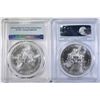 Image 2 : 2015-(W) & 2016 AMERICAN SILVER EAGLES  PCGS MS-70