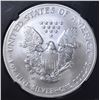 Image 3 : 2006-W BURNISHED SILVER EAGLE  NGC MS-70