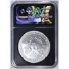 Image 4 : 2006-W BURNISHED SILVER EAGLE  NGC MS-70