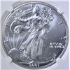 Image 2 : 2001 AMERICAN SILVER EAGLE  NGC MS-70