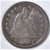 Image 1 : 1874 ARROWS SEATED LIBERTY QUARTER CH AU