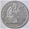 Image 1 : 1873 ARROWS SEATED LIBERTY HALF DOLLAR CH AU
