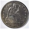 Image 1 : 1855 SEATED LIBERTY DOLLAR AU/BU