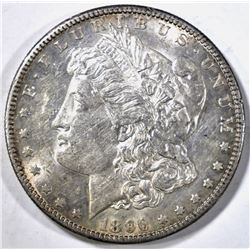 1896-S MORGAN DOLLAR AU/BU LOOKS BU
