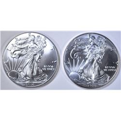 2-2016 BU AMERICAN SILVER EAGLES